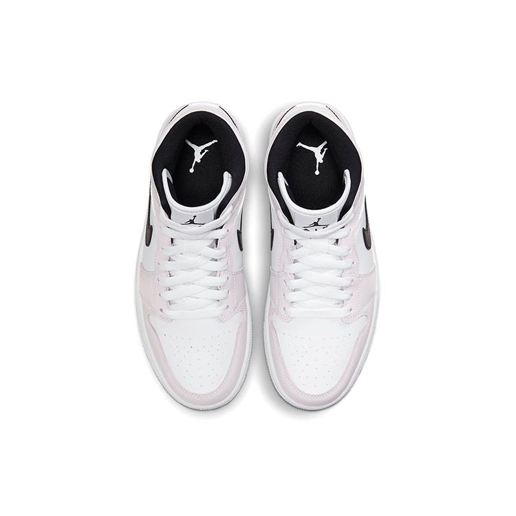 Air Jordan 1 Mid Barely Rose Women Sneakers Pink White Black BQ6472-500