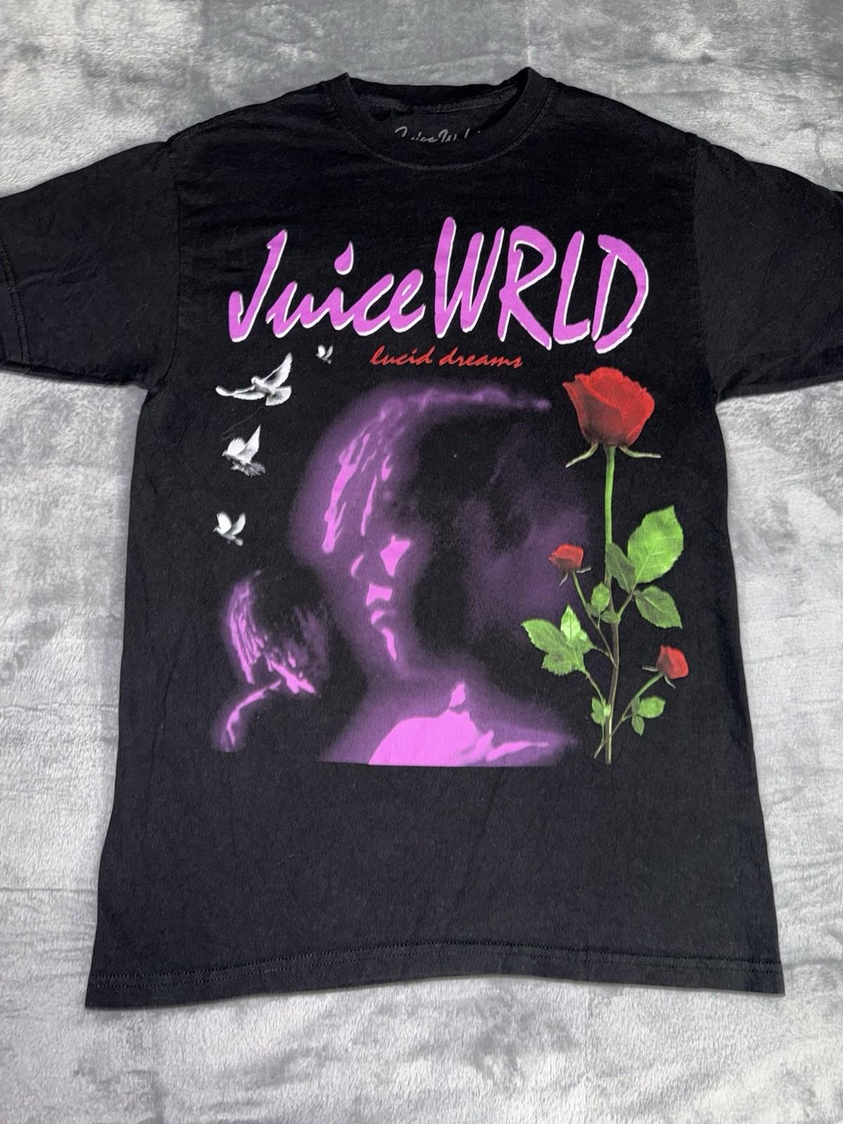 Juice Wrld 999 Lucid Dreams Mens T-Shirt Size Small Black Hip Hop Rap Music Unisex T-Shirt XXL