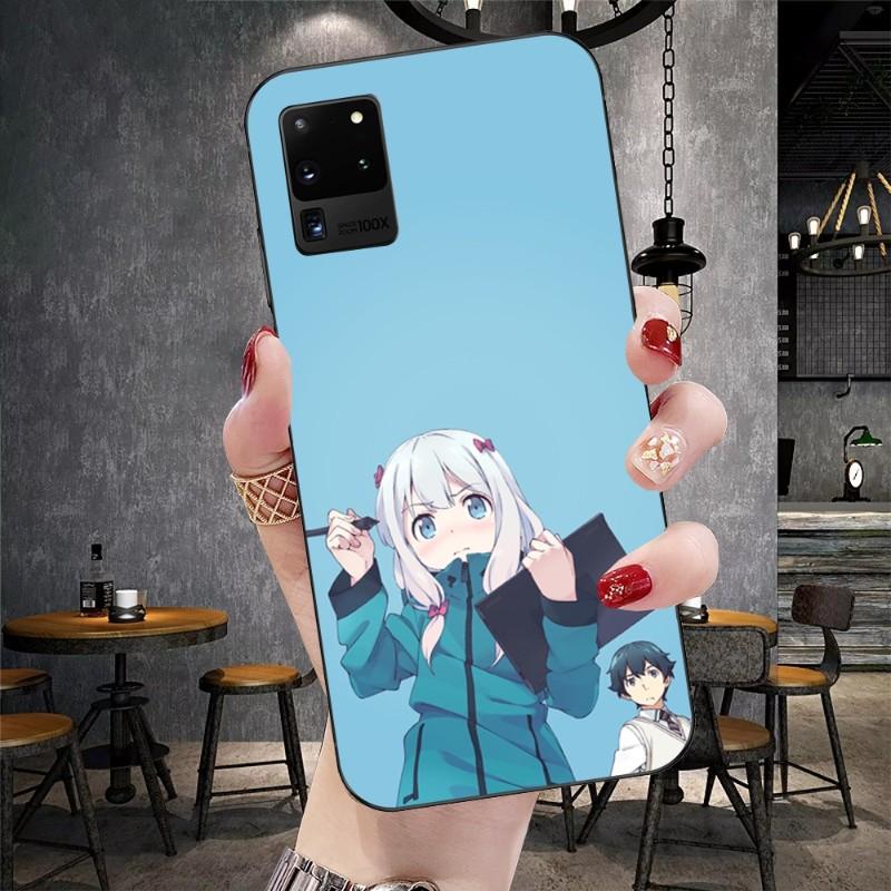 Eromanga Sensei Manga Anime Phone Case For Samsung Galaxy S6 S7 S8 S9 S10 S21 S22 Plus Ultra Soft Black Phone Cover