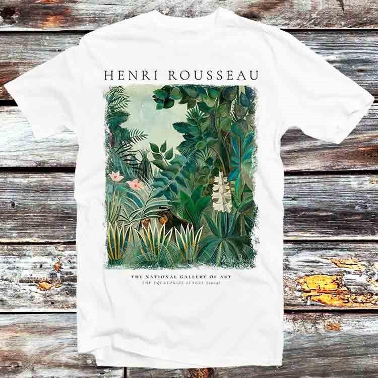 

Henri Rousseau The Equatorial Jungle Art Museum T Shirt B1368 L