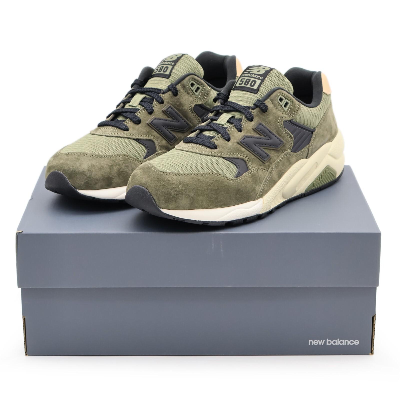 MT580ADC New Balance 580 Оливково-зеленый Черный Бежевый Хаки Коричневый Слоновая кость (Мужской) 5.5