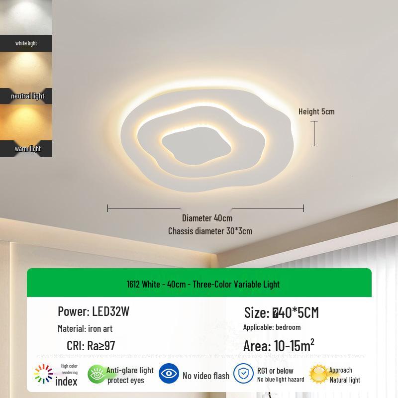 Nordic Cream Cloud Ceiling Light for Bedroom and Dining Room