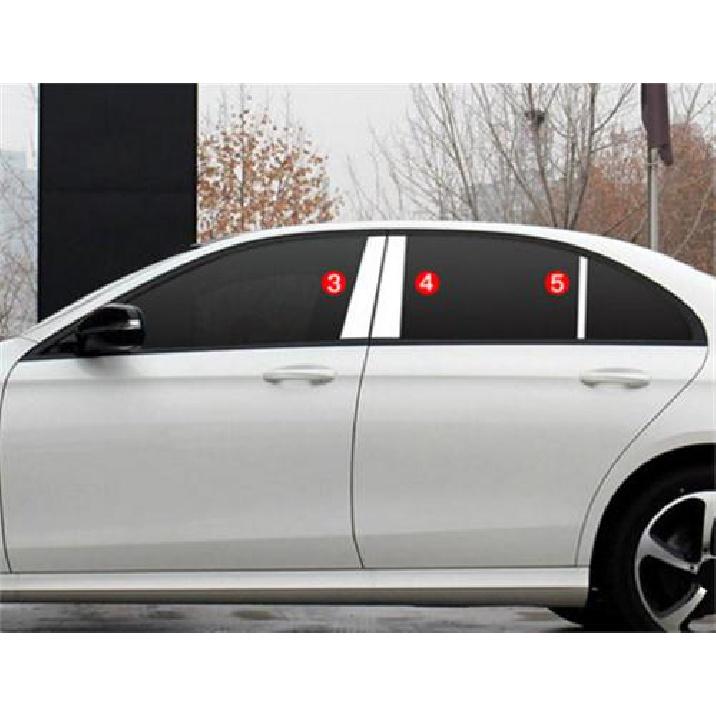 

Стайлинга автомобилей окна BC столбы яркая рамка украшения крышка наклейка отделка для Mercedes Benz E Class W213 200 300 авто B Model standard