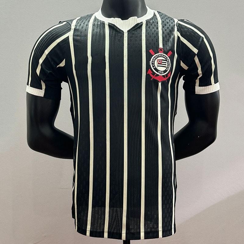 Corinthians 2026-2027 Auswärts Kurzarm Fußballtrikot Herren Bambusfaser Performance Fußballuniform