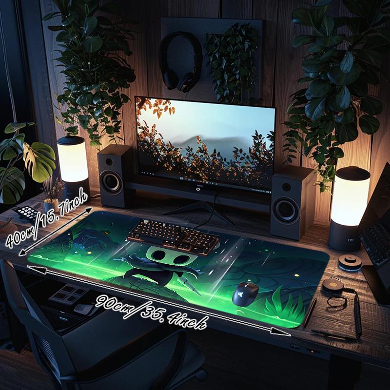 1 Stück Weltraumabenteuer Alien Gaming-Mauspad Tastatur Schreibtischmatte Rutschfeste Gummikanten Wasserdichtes Computer-Mauspad für Büro Heimdekoration Y112
