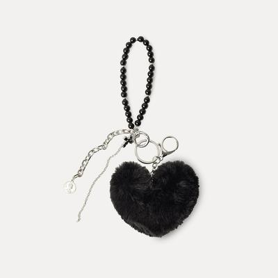 Mini Fur Heart Keychain_MIA0AFV4SS