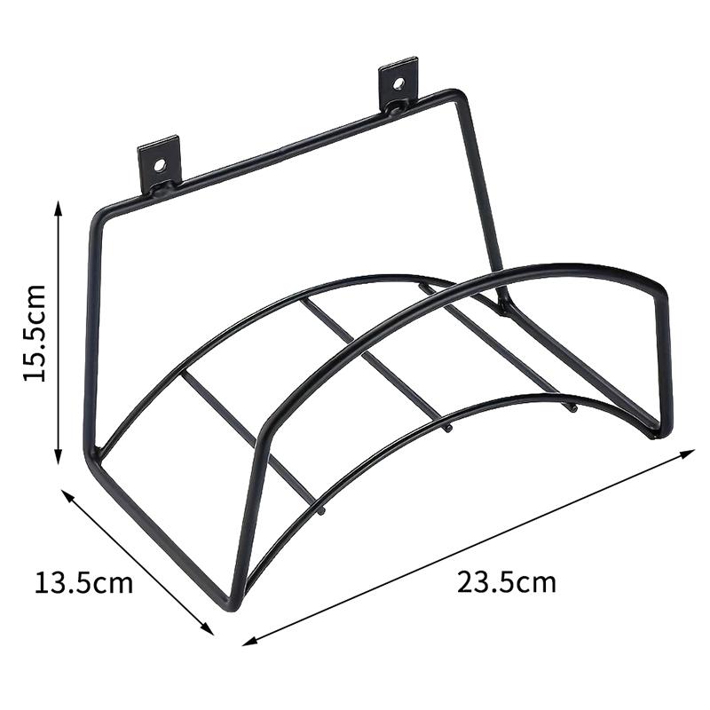 Garten-Wandmontierter Wasserrohr- und Schlauchaufbewahrungsständer Metallschlauchhalter Feste Installation Kohlenstoffstahl-Wasserrohrständer