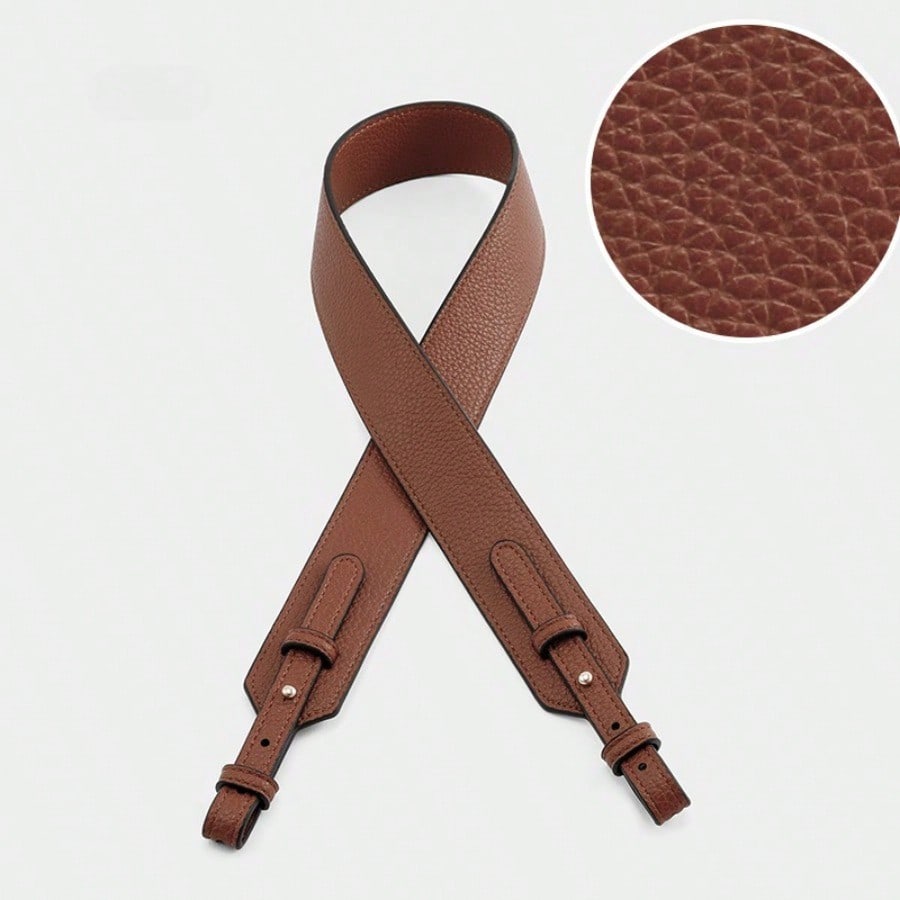 Veelzijdige Schouderband Brede Schouderband Dames Bandtas Crossbody Tas Tas Accessoires Lange Schouderband Brown