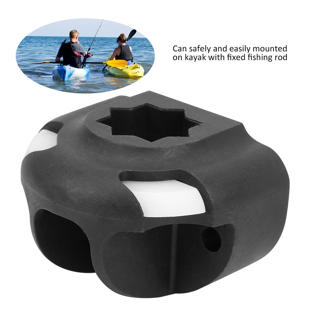 Boat Fishing Rod Fixed Mount Base Kit Plastic Lightweight DIY Canoe Kayak Accessory