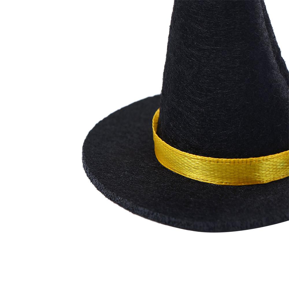 Party Supplies Wine Bottle Decor Halloween  Decoration Costume Props Witch Hats Halloween Hat