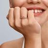 Finger Ring Shiny Rhinestones Inlaid Crown Shape Princess Ring Vintage Style Women Ring Jewelry Gift