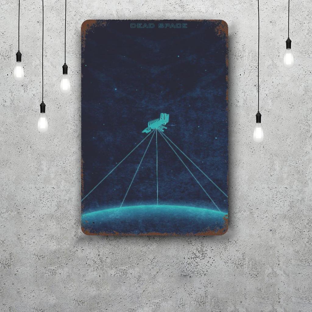 Dead Space Game Vintage Tin Sign Home Decor Wall Decor Art Wall Mural Room Decoration Decor Retro Metal Sign Plate Bar Posters