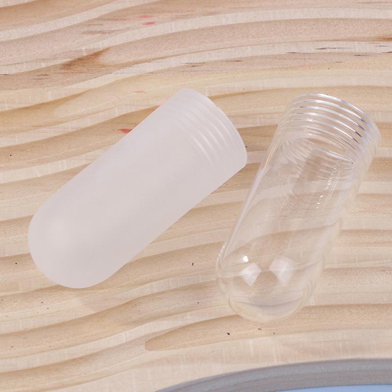 Tubular G9 Clear Glass Cover Threaded Neck Lamp Shade Replacement Sturdy Glass Protectant Tube Frost Cover For G9 Bulb
