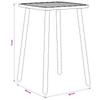 Dining Set 9 pcs Anthracite Steel