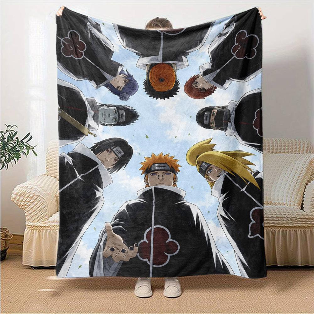 Naruto Blanket Soft Warm Cozy Suitable for Couch Chair Office for All Occasions Playful Design Suitable for Gifting Relatives and Friends