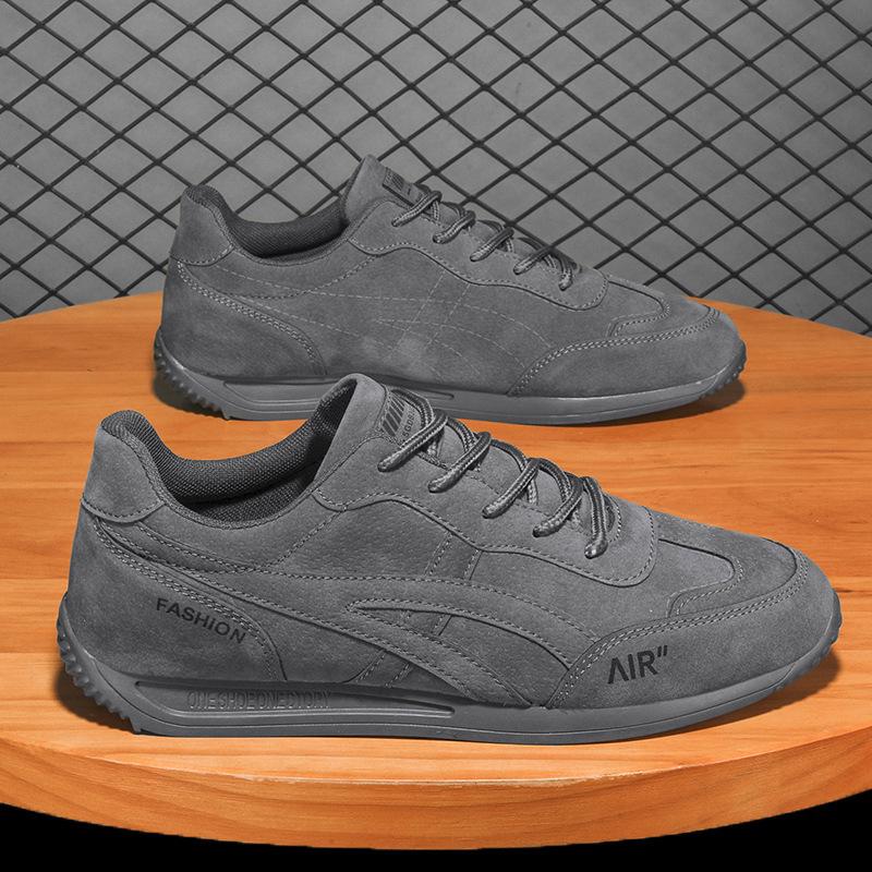 2024 Forrest Gump Retro Korean Style Men's Running & Skate Shoes - Spring Trendy Casual Waffle Design.