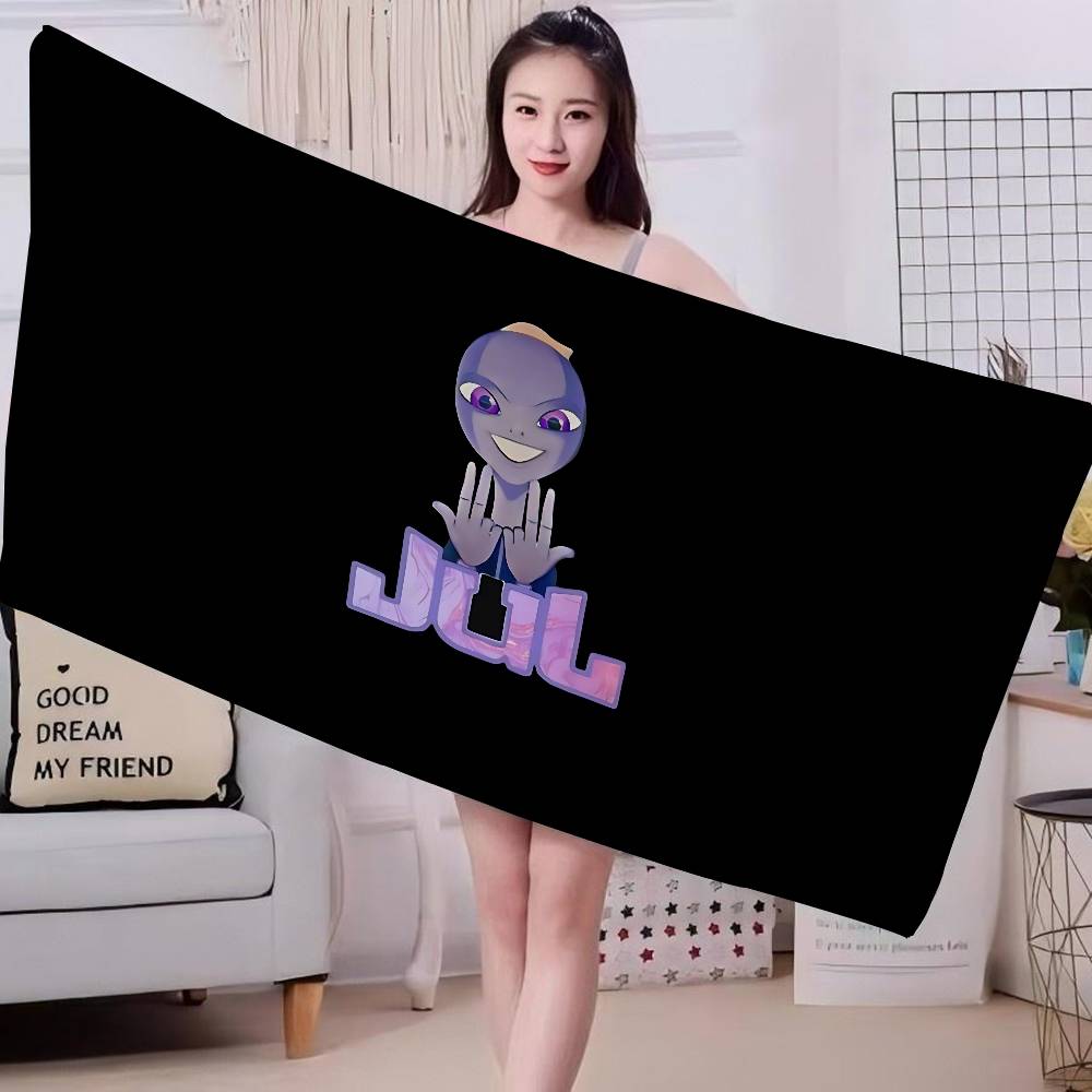 Jul Album Music Anime Beach Swimming Towel Soft Absorbent Washcloth Children's Gifts for Kids Travel Camping Gym