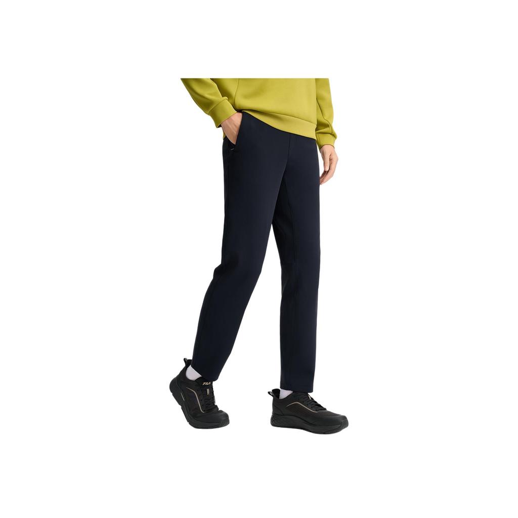 New FILA Knitted Sports Pants Men's Pitch Black A11M511601F-BK