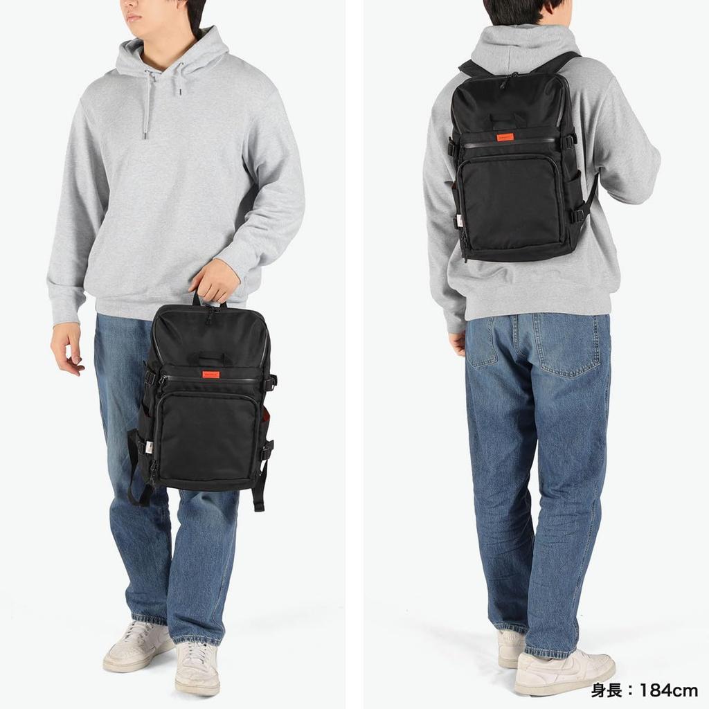 [Machiavellic] CHASE RECTANGLE 4 DAYPACK BLACK (019)