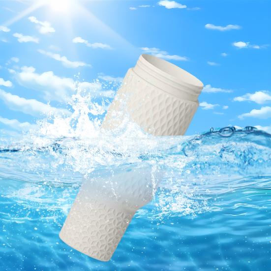 Silicone Cup Liner for 40 Oz Thermal Cups Reusable Thermal Insulation Durable Food-Grade Drinkware Accessory for Parties Outdoors