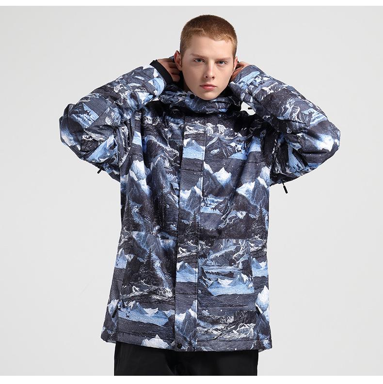 Men's Waterproof Ski Suit: Windproof Snowboard Jacket & Pants Set