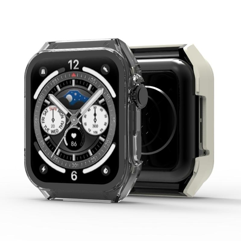 Screen Protector Case for Watch Waterproof Hard PC Bumper Protective Cover Antiscratch