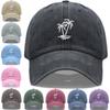 Coconut Tree Embroidery Baseball Cap for Unisex WoUnisex Washed Cotton Dad Hat Casual Sun Protection Golf Snapback Caps Wholesales