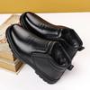 Winter Men's Cotton Shoes Northern Fleece-Lined Thickened High-Top Men's Shoes Genuine Leather Wool Lined Anti-Slip Snow Boots