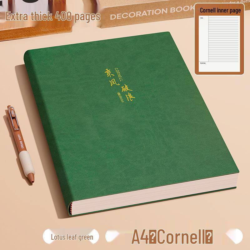 Extra Thick A4 Notebook for Students - Large, Simple Design for High School & University