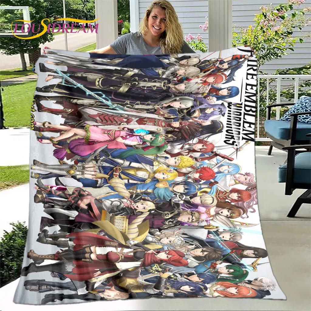 Game Fire Emblem Series Gamer Soft Plush Blanket,Flannel Blanket Throw Blanket for Living Room Bedroom Bed Sofa Picnic Cover Kid