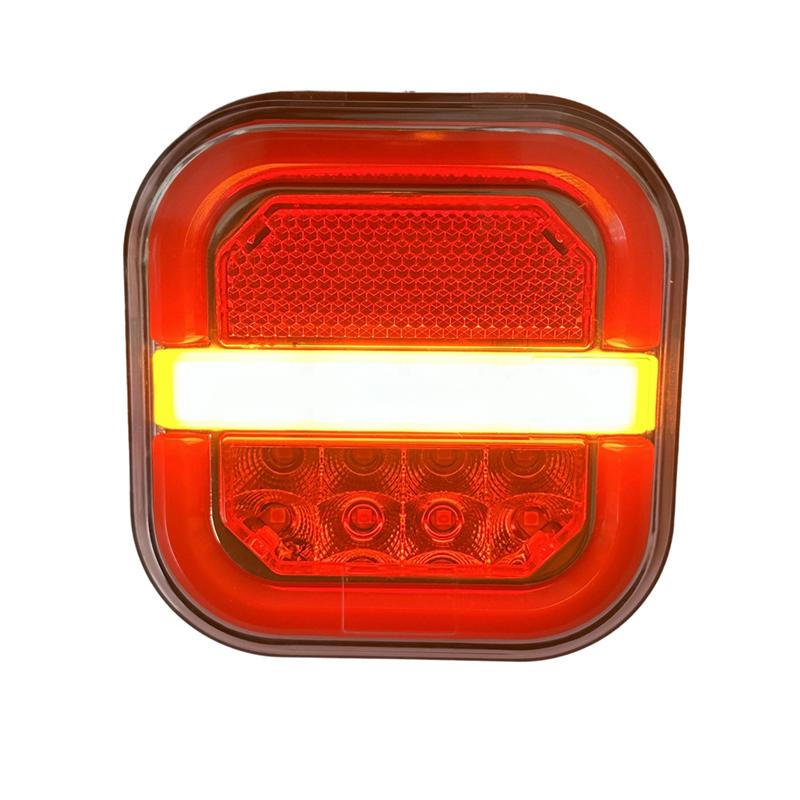 Trailer Tail Light Set 2Pcs 12V 24V Led Parking Lamp Car Truck Van Side Turn Signal Marker Light
