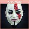 Utsökt Kratosmask för God Of War 4 Inkluderar Högkvalitativt Harts för Halloween-kostym
