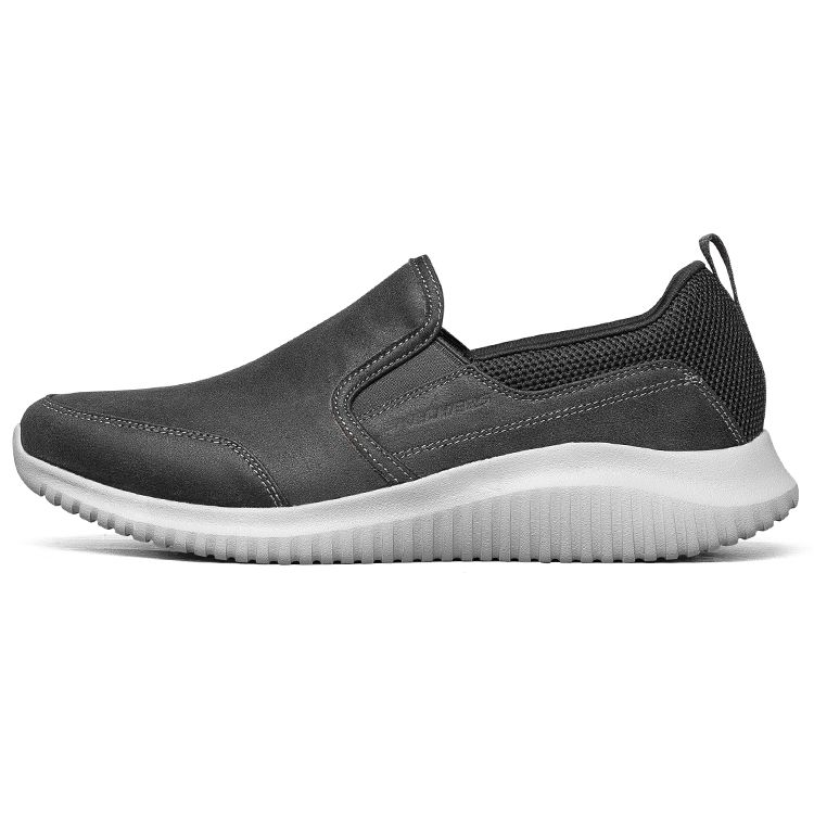 Skechers Men Grey Low Top Simple Sport Casual Shoes 8790000-CHAR 39.5