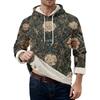 Men's Casual Long-Sleeve Fleece Hoodie With Pockets