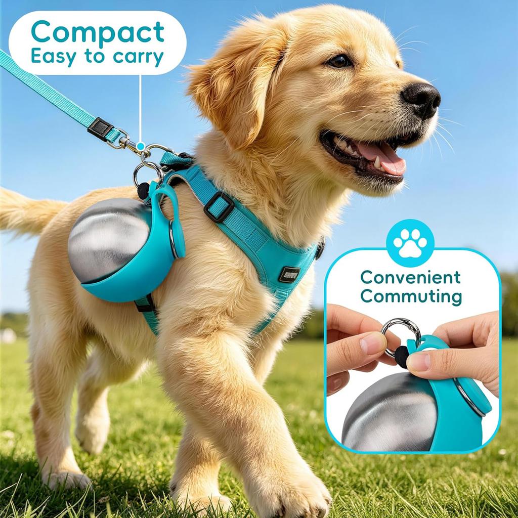 Portable Cat and Dog Water Bottle Dog Water Bowl Dog Water Diverter Foldable Drinker Dog´s Dog's Travel Drinking Dogs Puppy Cats