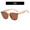 Rice nail square sunglasses women's new sunglasses small face tide UV protection retro photo