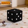 You Shu Sherpa Fleece Dice Ottoman