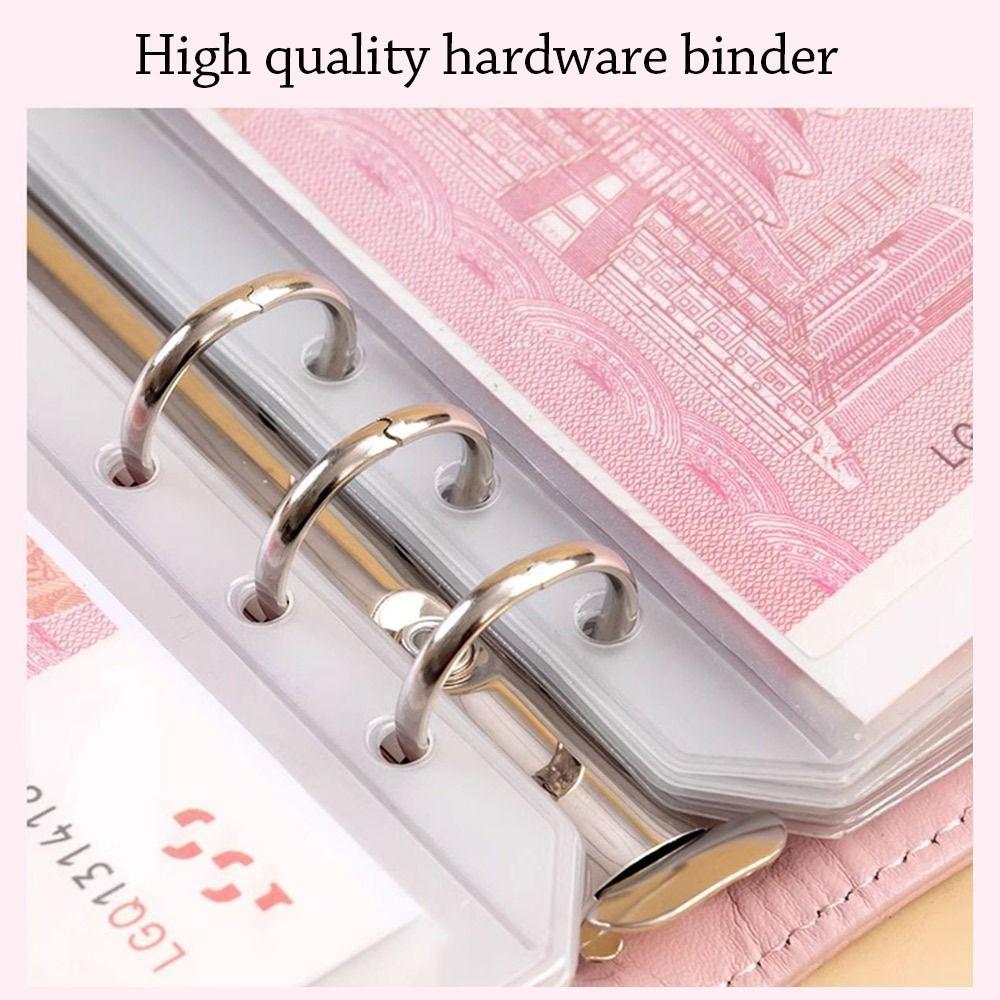 Sparen Sie Geld Mini Binder Einsparungen Herausforderung Große Kapazität Einsparungen Herausforderungen Blätter Liebhaber