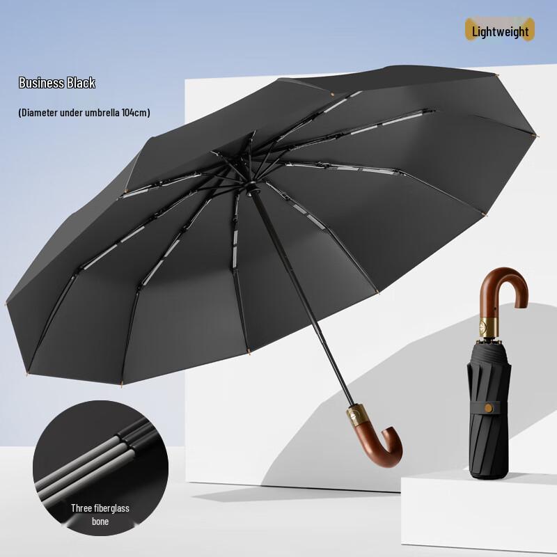 Xinyuxuan Wooden Handle Folding Umbrella