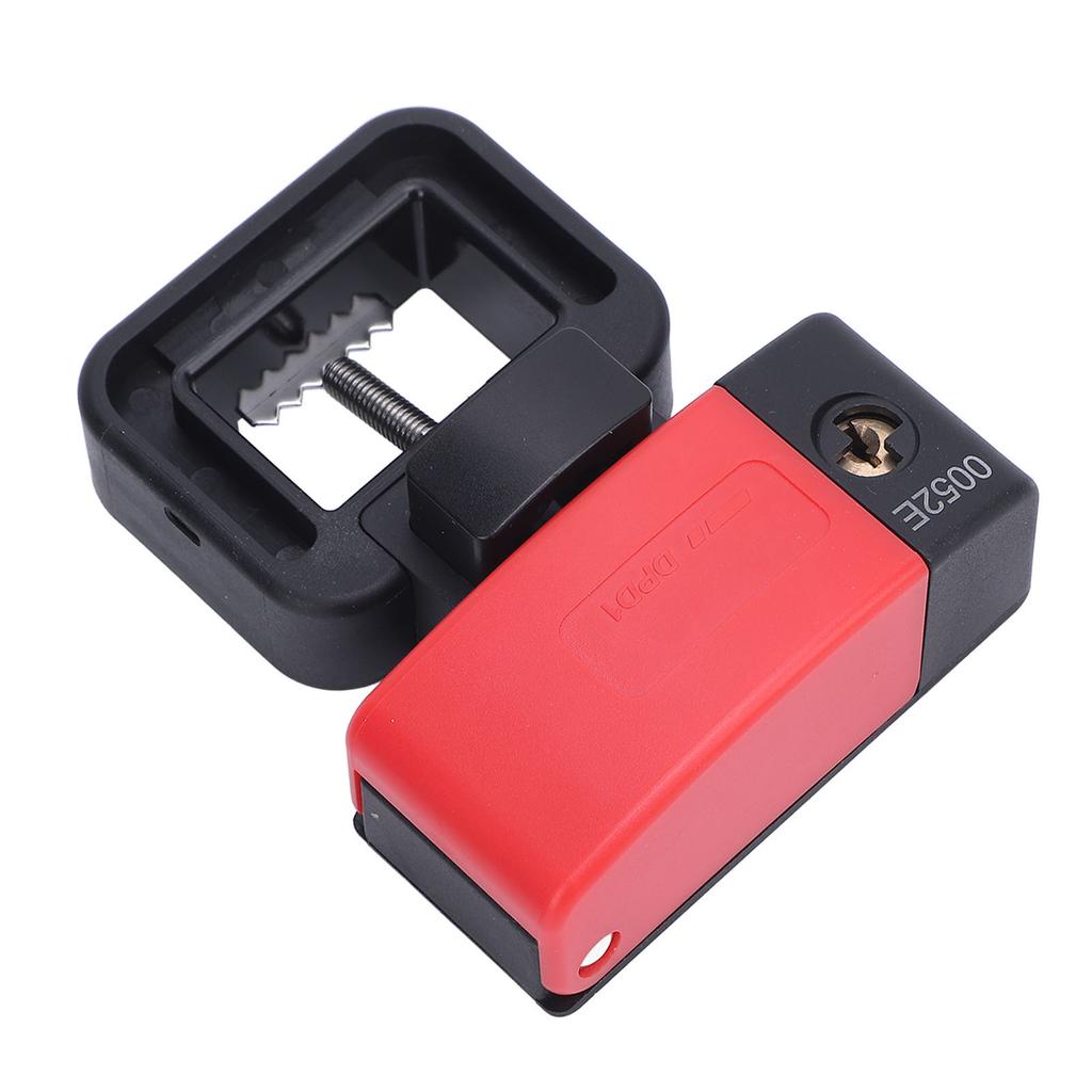 Leistungsschalter-Sperrvorrichtung Nylon PA Schale Selbstverriegelnde Leistungsschalter-Sperrvorrichtung mit Anhänger Schlüssel