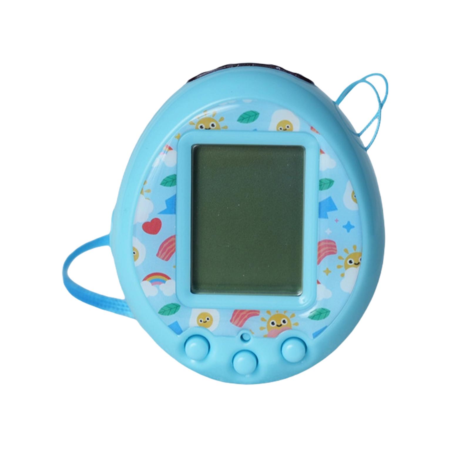 

Виртуальная машина для домашних животных Электронная игра для домашних животных Игрушка Портативная игровая консоль Ностальгическая цифровая игра по воспитанию домашних животных для детей Мальчик Девочек синий