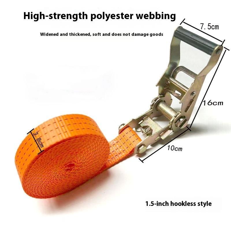 1Pcs 8Meters2Tonsratchet Double Hook Complete Set Tensioner Truck Tensioner Polyester Thickened Fixedstrap Tensioner
