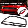 1x Carbon Fiber Dashboard Air Outlet AC Vent Trim Sticker For Challenger 2015+