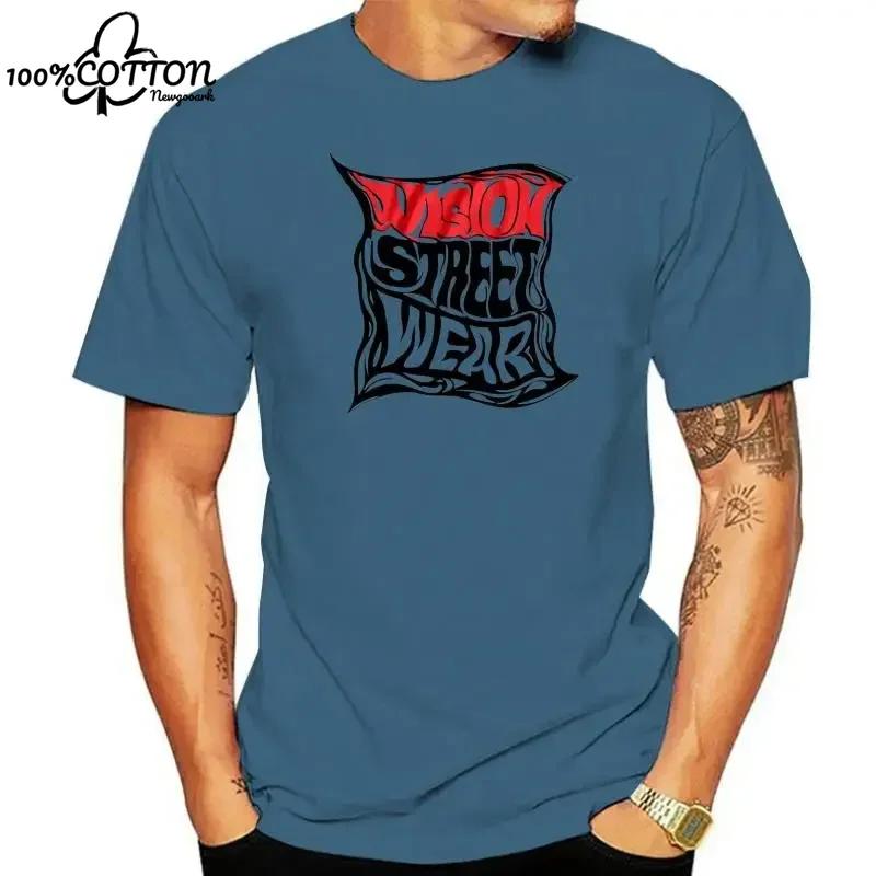 LE T ShirtVintage Skate Vision Streetwear Distort 1980s T Shirt