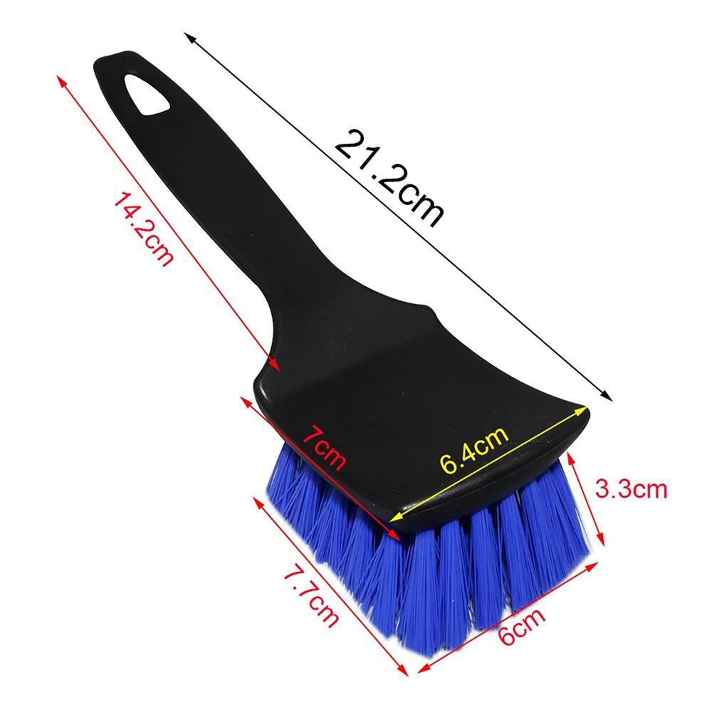 Car Tire Rim Brush Wheel Hub Cleaning Brushes Car Wheels Detailing Cleaning Accessories Black Tire Auto Washing Tool