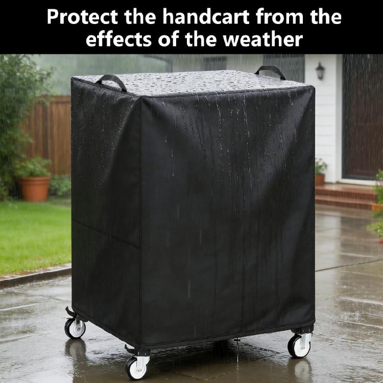 Professional AV Cart Equipment Cover 25x19x40Inch Waterproof Trolley Dustproof Cover for Offices Equipment Management