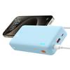 Powerbank 20000mAh Airpow 20W with USBA USBC cable 50cm blue