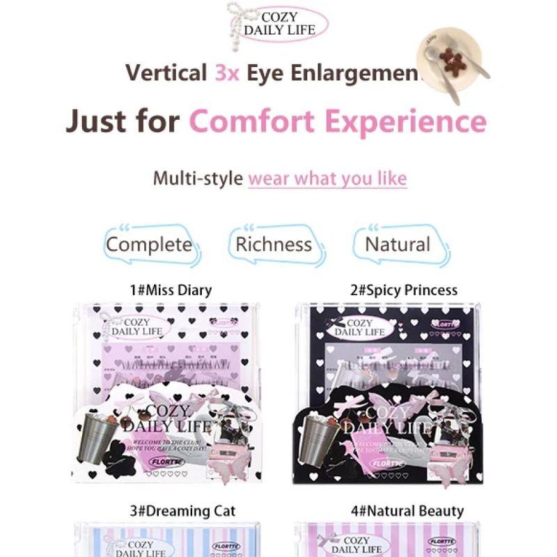 FLORTTE - Glue-Free False Eyelash (3-4)