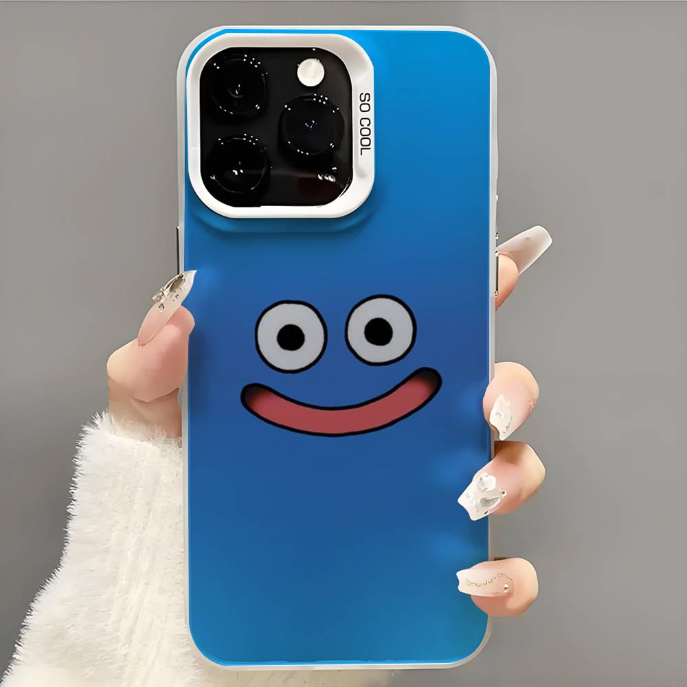 D-Dragon Quest Slime Phone Case Phone Case For iPhone 14 16 15 11 12 13 Pro Max Mini Plus Shockproof Cover