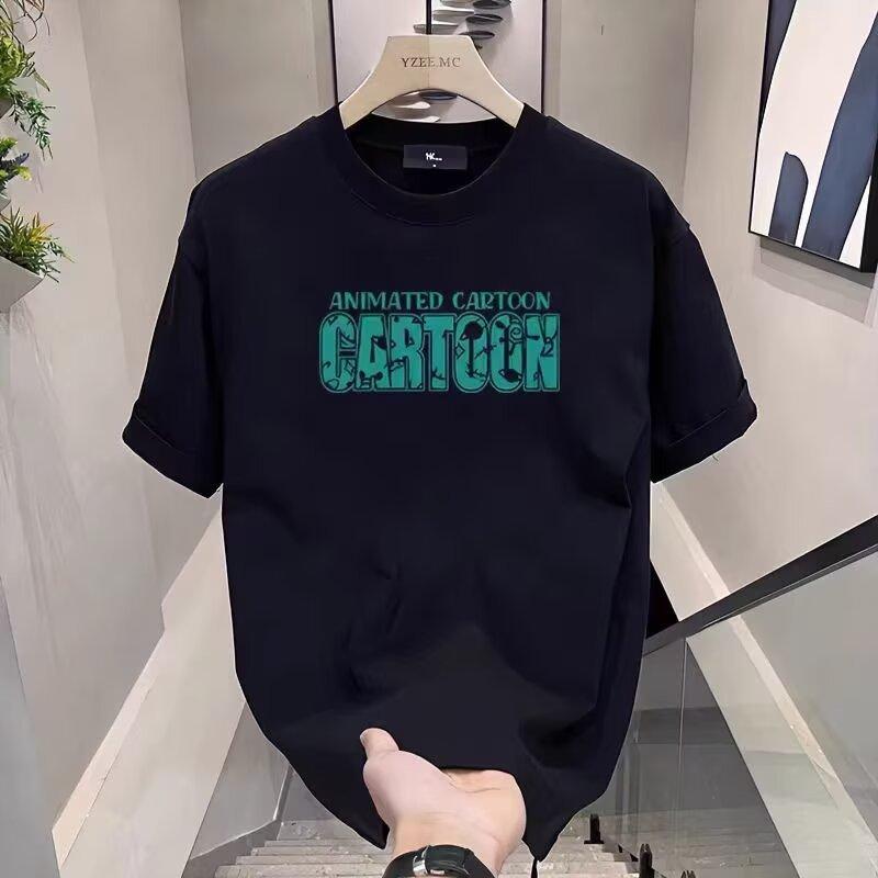 Summer New Style Unisexs Short Sleeve TShirt Trendy Brand Loose Fit Casual Youth Top For Unisex 2XL